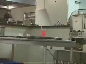 Really hot ebony drilling