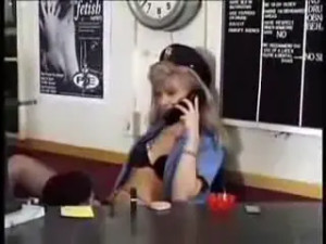 Double masturbation in mature trannys office