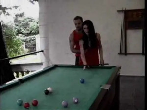 Shemale Screwed On A Billiard Table
