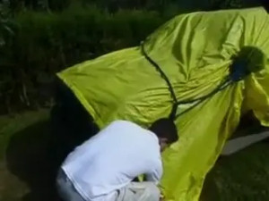 Wild tigress gets hard penetration outdoor