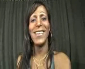 Flavia Lins whit Huge Tranny Cock Satisfying A Guy Ass