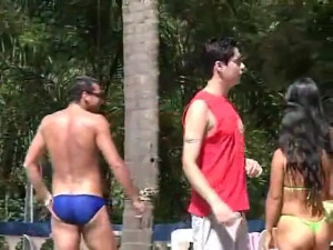 Horny Bi-Boy Hunts Laisa & Stud For 3some