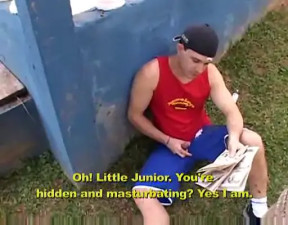 Latina In Uniform Gets Slammed Outdoor