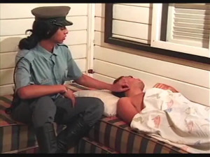 Hard sex with a police shemale
