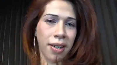 Mad sex with a tranny in fishnet