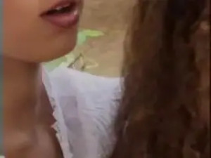 Tranny and chick outdoor madness