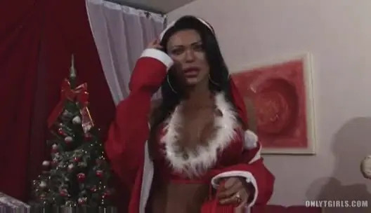 Watch Tranny Santa Jerking Off Solo Shemale Porn Videos | TranSexBig.