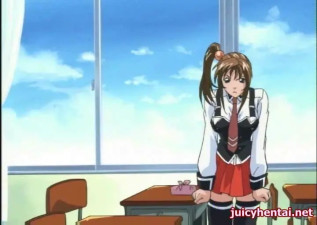 TS teacher eats a student girl cartoon