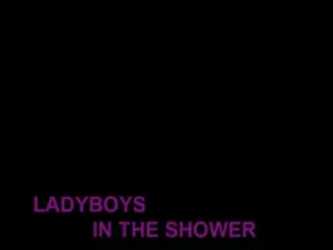 Asian Tgirls in a shower