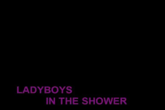 Naked Asian Tgirls in a shower