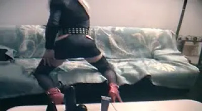 Fetish Crossdresser Toying & Wanking Solo