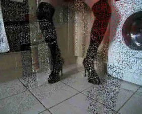 Amateur crossdresser cumshot