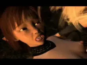 Cartoon TS Chick Nailing Her Girlfriend