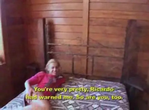 Unbridled Lovers Banging On A Bed