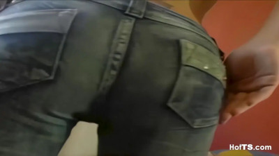 Trans Barbara Vasconcellos Takes it in Her Ass for HotTS