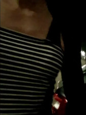 Annemieke riding dildo in public got caught by passing car