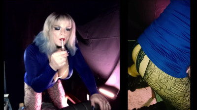 Smoking Blue Dress