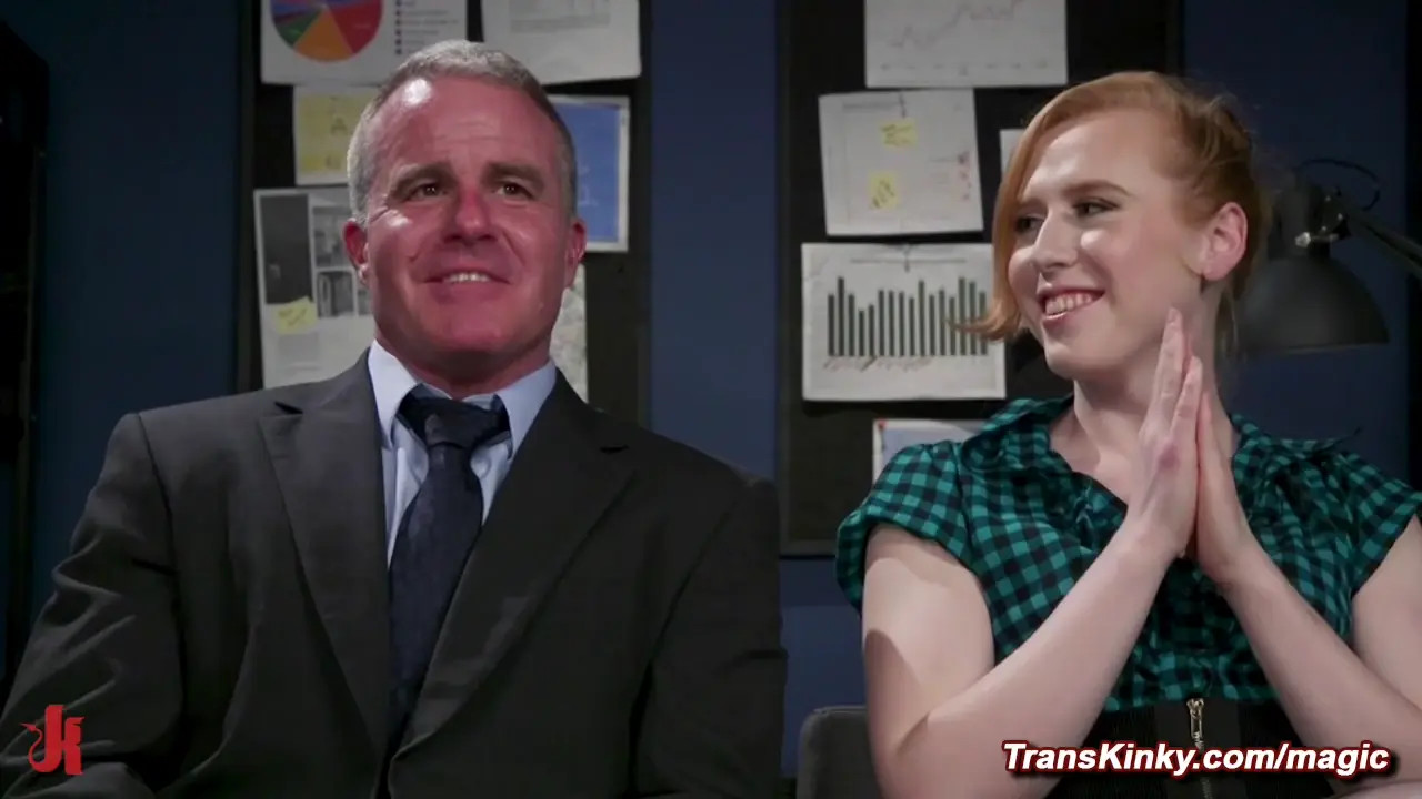 Watch Shemale intern anal fucks bound older male boss Shemale Porn Videos | TranSexBig.