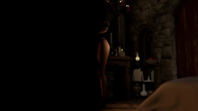 Busty shemale milf cumming on herself