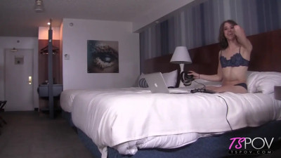 Super Hot Femboy Sucks a Big Cock