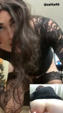 Amateur TGirl hard fucked by sexmachine