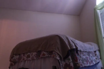 Sneaking TS stepsis sucks and rides stepbros dick