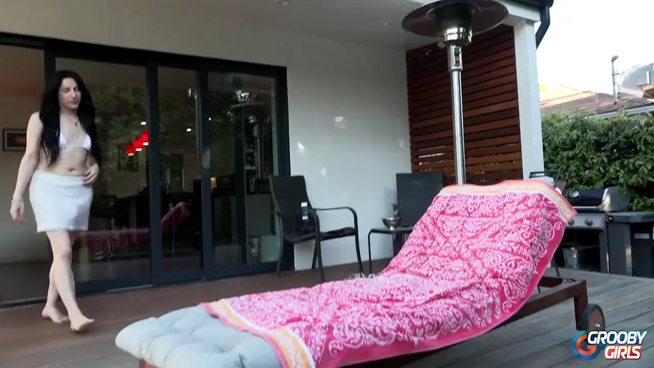 Watch GROOBYGIRLS - Alexa La Flor Seduced A Poolboy To Fuck Her Shemale Porn Videos | TranSexBig.