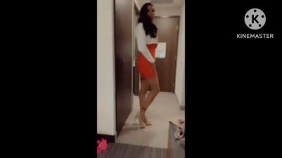 Red dress nuryane teasing