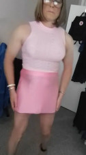 Tranny holly wanking and eating my cum