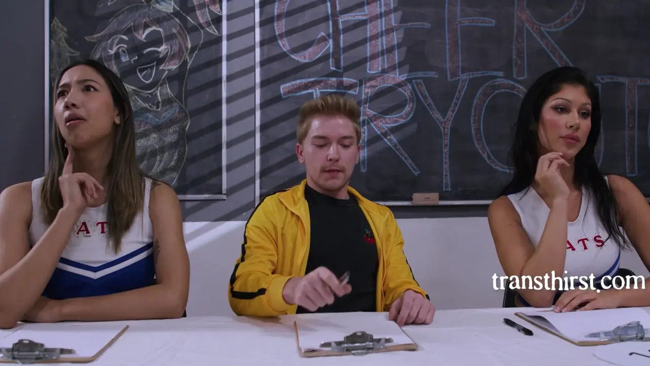 Watch Super Hot Trans Cheerleader Tryout Fuck (Ts On F) Shemale Porn Videos | TranSexBig.