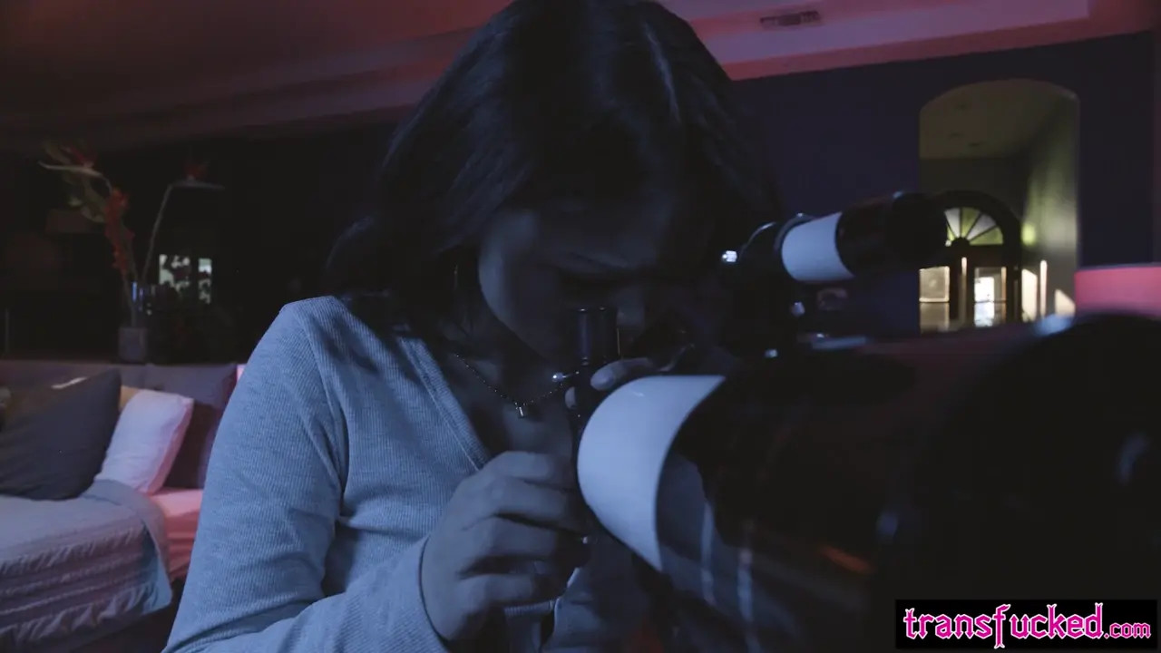 Watch Sexy Asian Lulu Chu looking at the stars while fucking shemale Ember Fiera Shemale Porn Videos | TranSexBig.