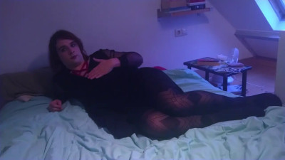 Femboy having fun with herself