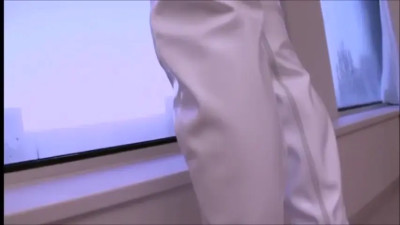 Asian teen shemala playing with her cock