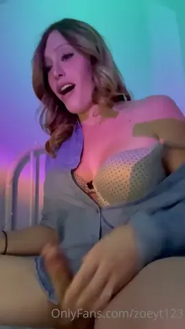 Watch Horny shemale stroking her hard cock til cumshot Shemale Porn Videos | TranSexBig.