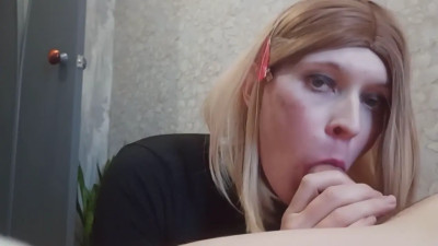 sissy lizza sucking stranger part 1