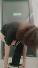 Masturbation outside and in a public restroom