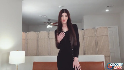 GROOBYGIRLS - Enjoy Ava's big, hard cock and her beautiful tits