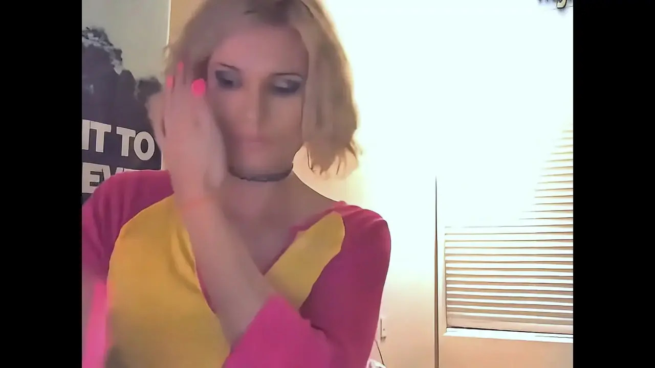Watch OldSchool: Hot Blonde Modeling Her Panties Shemale Porn Videos | TranSexBig.
