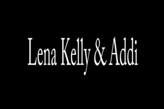 Addi takes a load from Lena
