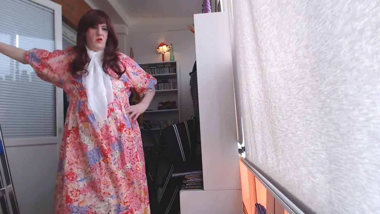 Watch Jerking off in my summer dress Shemale Porn Videos | TranSexBig.