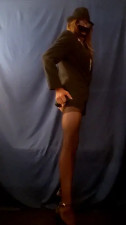Sexy CEO Sandy makes a presentation to the board