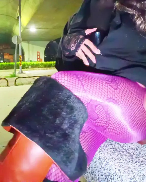 Watch Busty bitch ejaculates on the roadside 13.(08:20) Shemale Porn Videos | TranSexBig.