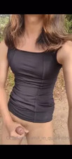 Outdoor black top cum