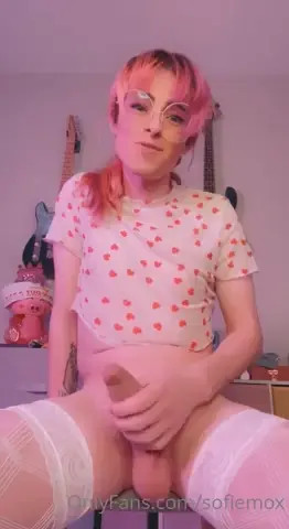Watch hot girl teases, talks, strokes, fucks toy Shemale Porn Videos | TranSexBig.