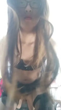 Chinese cross dresser Xiao Zuo masturbates2