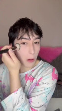 Cute Asian Femboy Full Sissification and Makeup