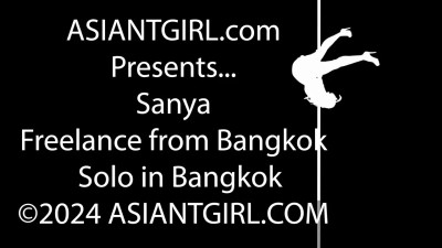 ASIANTGIRL - Sanya In Black Nighties Sensual Masturbation