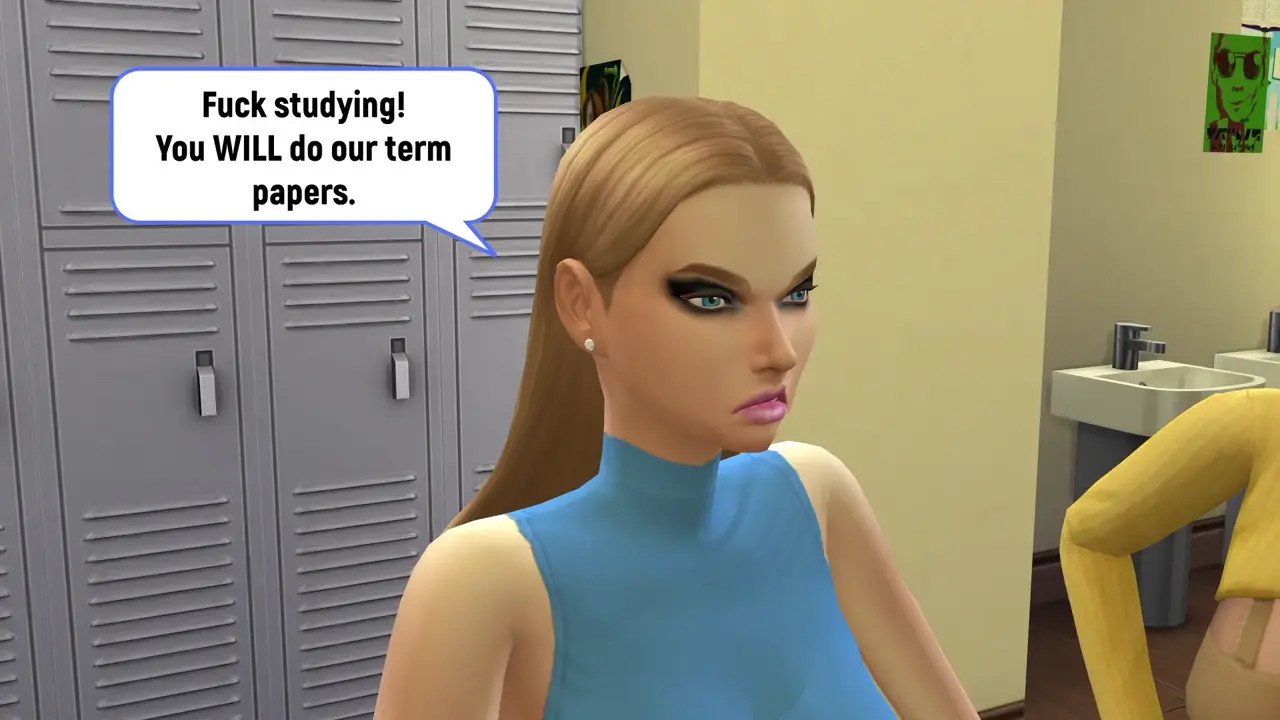 Watch the goths; Sims Quickie -The Principal 3 Shemale Porn Videos | TranSexBig.