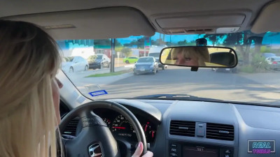 REALTGIRLS - Interracial anal after picking him up on the road