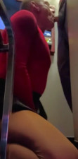 Ginger Sissy SWALLOWS gloryhole abs